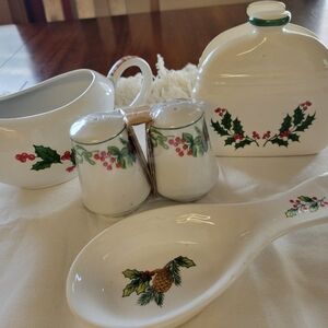 Set of christmas kitchen utensils